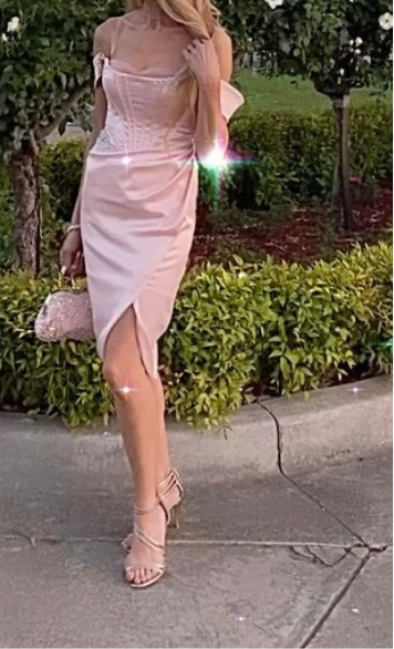 Pretty in Sugar Pink Bodice Dress