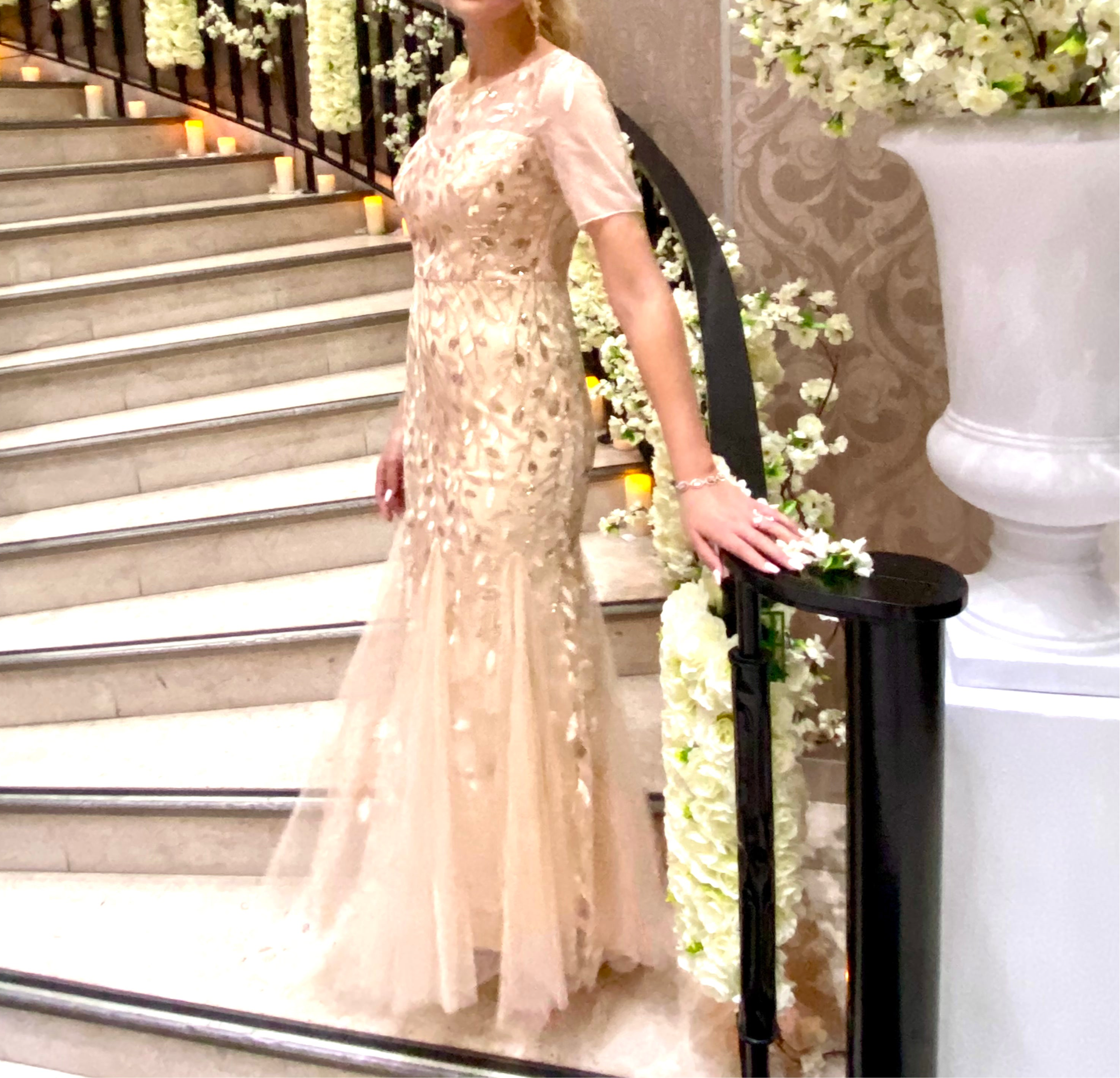 Laurie Leafy Sequin Dress