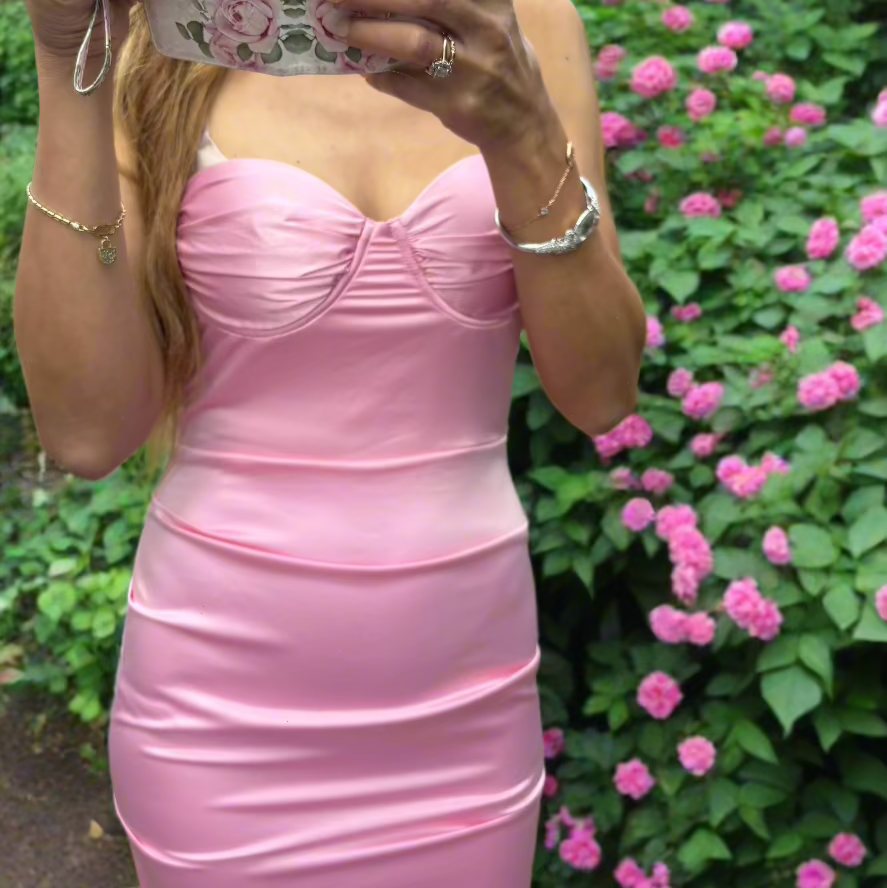 Sugar Pink Satin Stunner