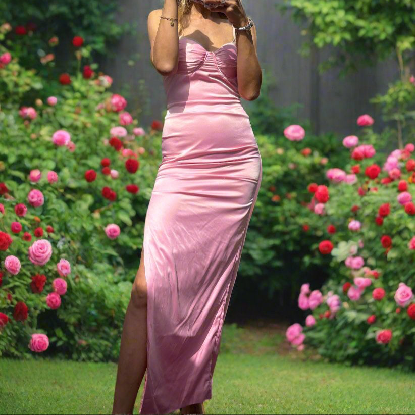 Sugar Pink Satin Stunner