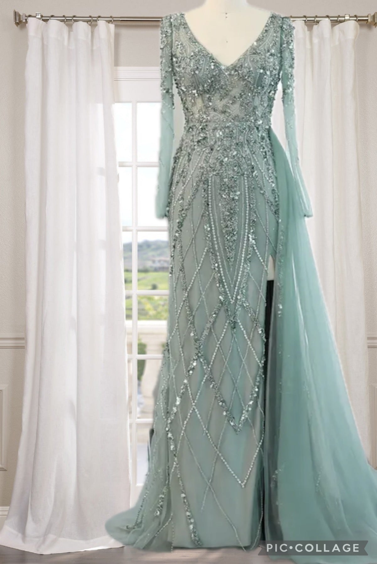 Gigi Gold Beaded Couture