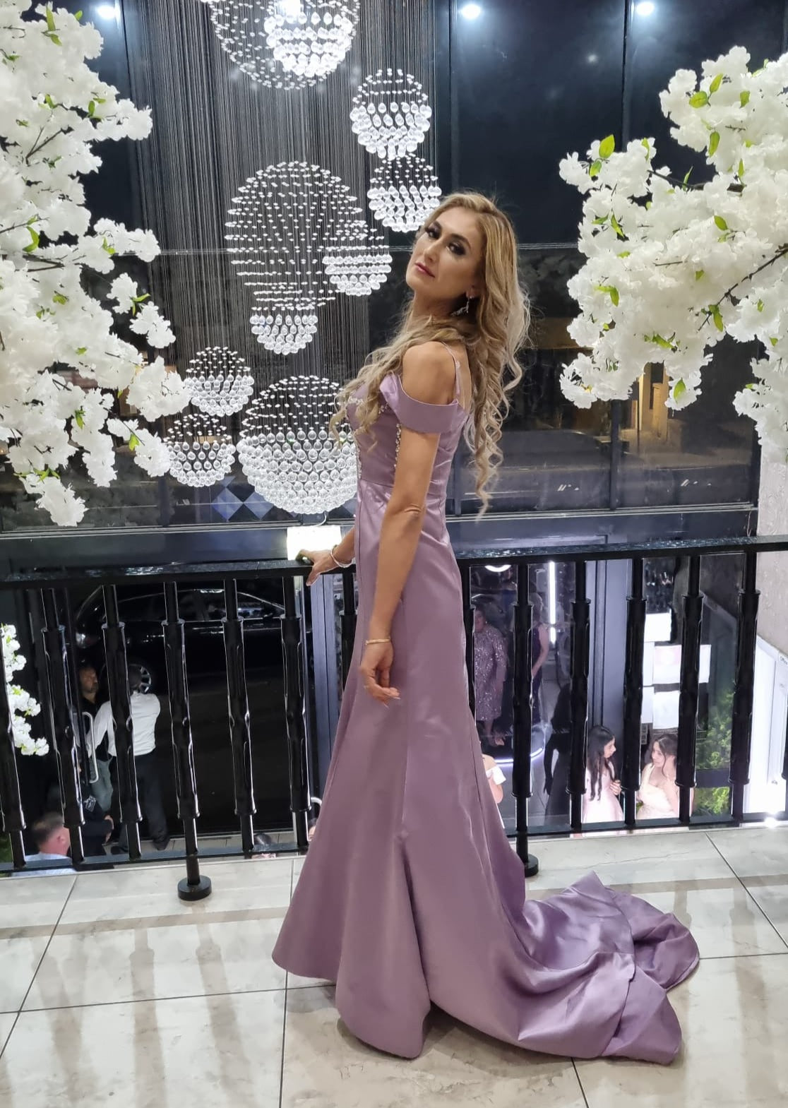 Lilac Custom Couture Dress