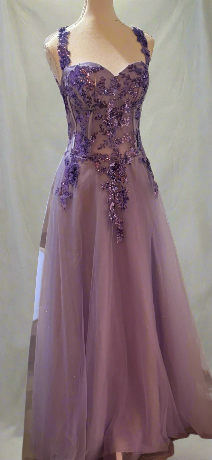 Tulle Sequin Lace Dress