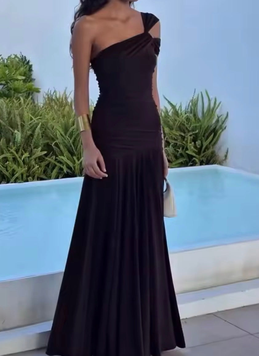 Assymetric Design Cocktail Event Party Dress