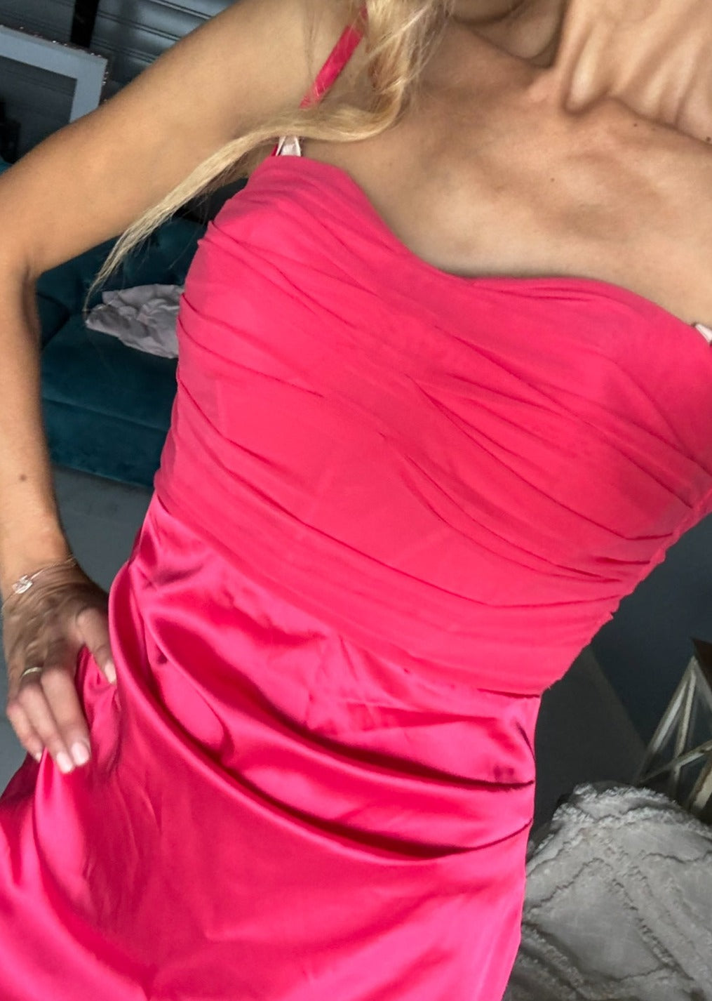 Hot Pink Party Dress